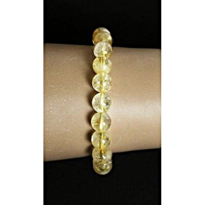 Браслет из цитрина, шарик 9мм Браслет из цитрина, шарик 9мм