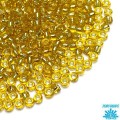 Бисер TOHO №11 цвет 22B прозрачный золотистый внутреннее серебрение ЯПОНИЯ пакет 10 граммов