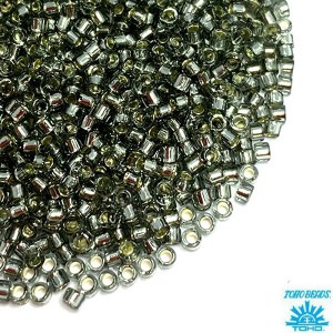 Бисер TOHO Treasure №11 цвет 29 серый/серебристое отверстие Япония 5 граммов