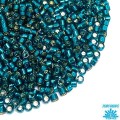 Бисер TOHO Treasure №11 цвет 27B темно изумрудный/внутреннее серебрение Япония 5 граммов