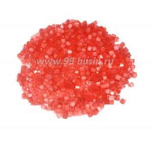 Рубка сатиновая Чехия размер 9 (2 мм) арт. 05191 коралловые тона упак. 10 грамм