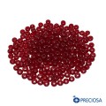 Бисер Чехия PRECIOSA прозрачный, красные тона, размер 8, артикул 90090 10 грамм