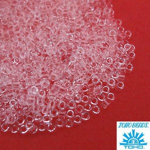 Бисер TOHO Treasure №11 цвет 0001 бесцветный прозрачный Япония 5 граммов