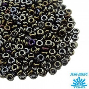 Бисер TOHO Demi Round №8 цвет 83 табачный ирис ЯПОНИЯ 5 граммов Бисер TOHO Demi Round №8 цвет 83 табачный ирис ЯПОНИЯ 5 граммов