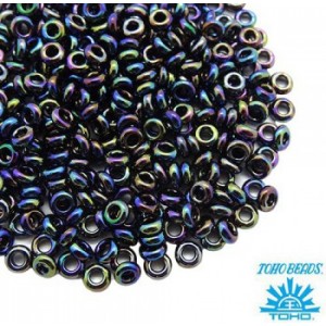 Бисер TOHO Demi Round №8 цвет 86 радужный ЯПОНИЯ 5 граммов