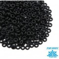 Бисер TOHO Demi Round №8 цвет 49F черный матовый непрозрачный ЯПОНИЯ 5 граммов