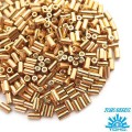 Стеклярус TOHO BUGLE 3 мм № 0557 золото 5 граммов Япония
