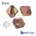 Биконусы хрустальные Preciosa 4 мм Capri Gold 20 штук/упаковка