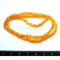 Бусина хрустальная биконус 4 мм апельсиновый нить около 36 см Бусина хрустальная биконус 4 мм апельсиновый нить около 36 см