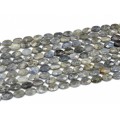 Бусины из лабрадорита овал гр.10*14мм, 38см, 26 бусин