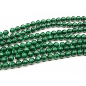 Нитка Малахит шарик 7-8мм