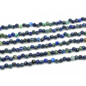 Бусины из азурмалахита капля гр.5*5мм, 39см, 85 бусин