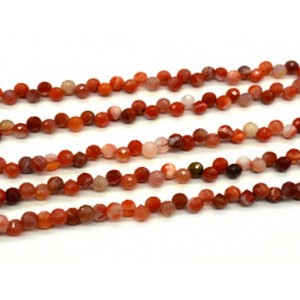 Бусины из сердолика капля гр.5*5мм, 39см, 84 бусины