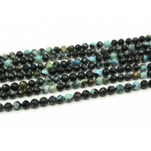 Бусины из хризоколлы шарик гр.6мм, 39см, 68 бусин