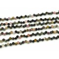 Бусины из турмалина капля гр.5*5мм, 39см, 83 бусины