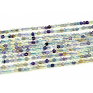 Бусины из флюорита круг гр.4мм, 38см, 107 бусин