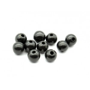 Бусины из шунгита шарик 6мм, 1шт.