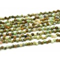 Бусины из яшмы капля гр.6*6мм, 39см, 75 бусин