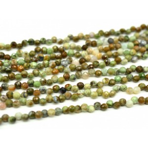 Бусины из яшмы капля гр.6*6мм, 39см, 75 бусин