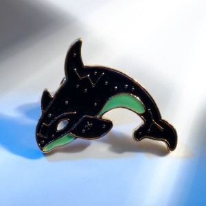 Значок "Ксатка" создездие, цвет чёрно-белый, цвет золотистый