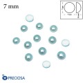 Полужемчуг (иск.) кабошон Preciosa Cabochon Round, Для холодной фиксации, цвет Light Blue, размер 7 мм, 10 шт/упаковка