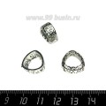 Оправа для страз ажурная для Триллианта 12 мм, цвет Никель, 1 штука