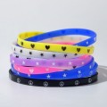 Силиконовый браслет "Андеграунд", набор 10 шт, цвет МИКС