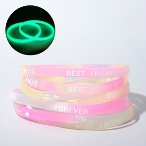 Силиконовый браслет "Светоотражающи" вспышка, набор 10 шт, цвет МИКС Силиконовый браслет "Светоотражающи" вспышка, набор 10 шт, цвет МИКС