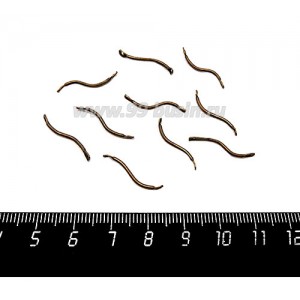 Соединитель Спираль гладкая, 20*1,2 мм, цвет бронза 10 штук/упаковка