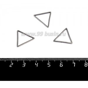 Коннектор нержавеющая сталь Треугольник 14*12*1 мм цвет стальной 1 штука Коннектор нержавеющая сталь Треугольник 14*12*1 мм цвет стальной 1 штука
