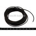 Шнур латексный полый 2 мм черный 1 метр/упаковка