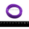 Шнур латексный полый 5 мм цвет ярко-фиолетовый 1 метр/упаковка