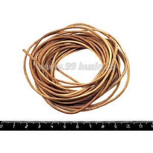 Шнурок натуральная кожа 5 метров, 2 мм, натуральный некрашенный, 5 метров/упак Шнурок натуральная кожа 5 метров, 2 мм, натуральный некрашенный, 5 метров/упак