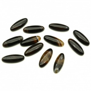 Кабошоны из агата гласкового овал, 10*25*5мм. Кабошоны из агата гласкового овал, 10*25*5мм.