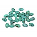 Кабошон из бирюзы овал, 8*12*4мм (28-1)