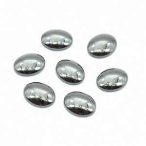 Кабошон из гематита овал, 8*10*3мм. Кабошон из гематита овал, 8*10*3мм.