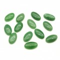 Кабошон из кварца (имитация нефрита) овал, 8*14*4,5мм..