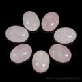 Кабошон из розового кварца овал, 12*16*6мм.