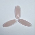 Кабошон из розового кварца овал, 8*23*5мм.