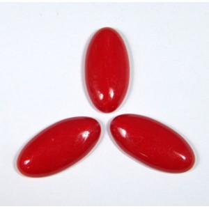 Кабошон, коралл (иск.) овал, 15*30*5мм. Кабошон, коралл (иск.) овал, 15*30*5мм.