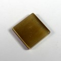 Кабошон кошачий глаз(иск.) квадрат коричневый, 20*20*5мм. Кабошон кошачий глаз(иск.) квадрат коричневый, 20*20*5мм.