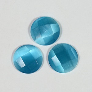 Кабошон кошачий глаз(иск.) круг гр. голубой, 14*14*4мм. Кабошон кошачий глаз(иск.) круг гр. голубой, 14*14*4мм.