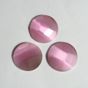 Кабошон кошачий глаз(иск.) круг гр. розовый, 16*16*5мм. Кабошон кошачий глаз(иск.) круг гр. розовый, 16*16*5мм.