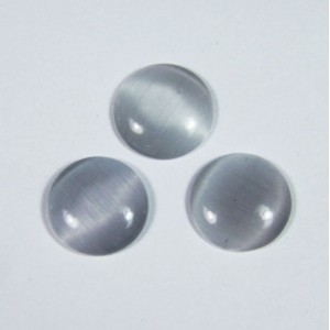 Кабошон кошачий глаз(иск.) круг, 15*15*3,5мм.