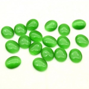 Кабошон кошачий глаз(иск.) овал зеленый, 10*12*3,5мм. Кабошон кошачий глаз(иск.) овал зеленый, 10*12*3,5мм.