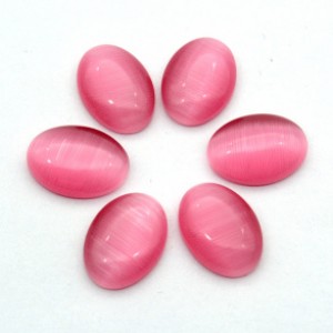 Кабошон кошачий глаз(иск.) овал, 12*16*4мм. розовый Кабошон кошачий глаз(иск.) овал, 12*16*4мм. розовый