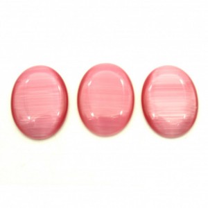 Кабошон кошачий глаз(иск.) овал, 30*40*6мм. розовый Кабошон кошачий глаз(иск.) овал, 30*40*6мм. розовый