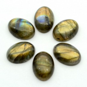 Лабрадорит, кабошон, овал 18х13мм качество люкс