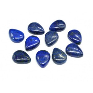 Кабошон из лазурита капля, 15*20*6мм