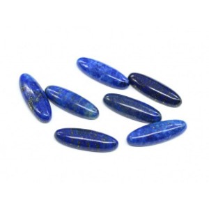 Кабошон из лазурита овал, 8*23*4,5мм